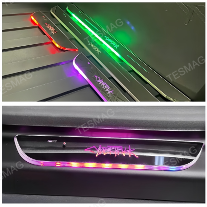 Tesla Cybertruck Illuminated Door Sill 