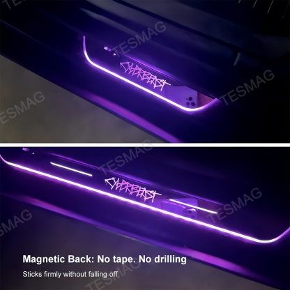 Tesla Cybertruck Illuminated Door Sill 