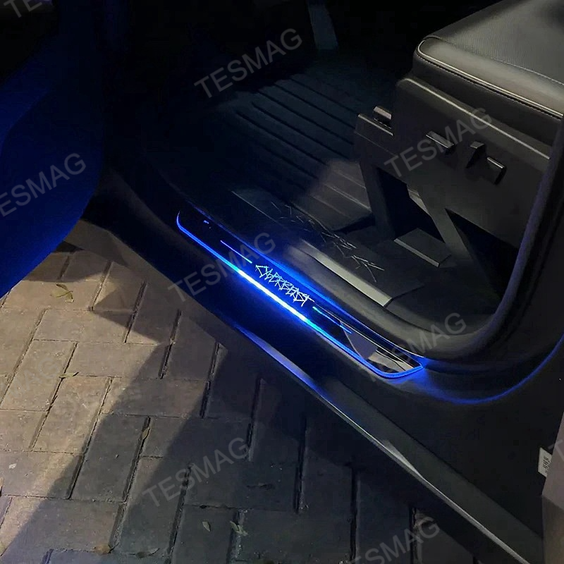 Tesla Cybertruck Illuminated Door Sill 
