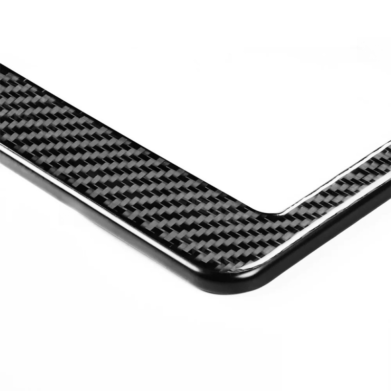 Tesla Cybertruck License Plate Frame - Real Molded Carbon Fiber