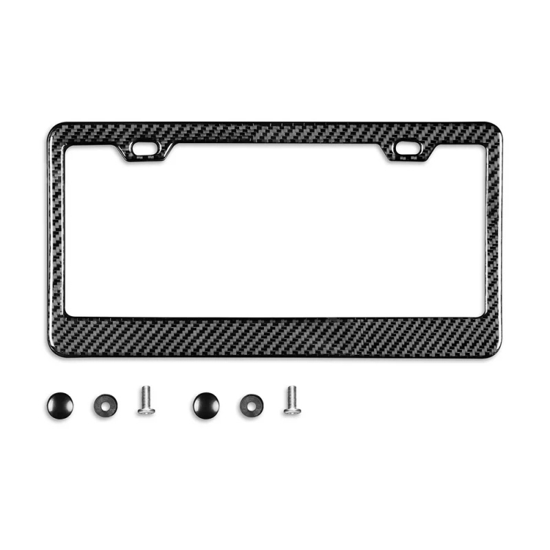 Tesla Cybertruck License Plate Frame - Real Molded Carbon Fiber