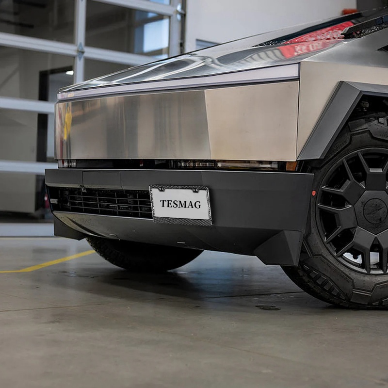 Tesla Cybertruck License Plate Frame - Real Molded Carbon Fiber