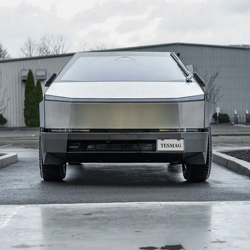 Tesla Cybertruck License Plate Frame - Real Molded Carbon Fiber