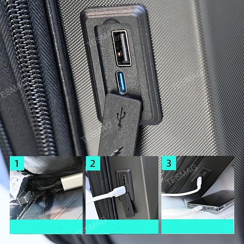 Tesla Cybertruck Style Versatile Portable Bagpacks