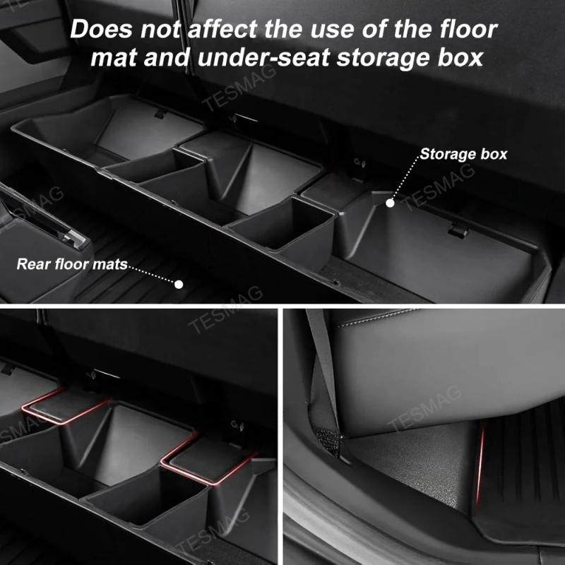 Tesla Cybertruck Under Rear Seat TPE Kick Protection Cover