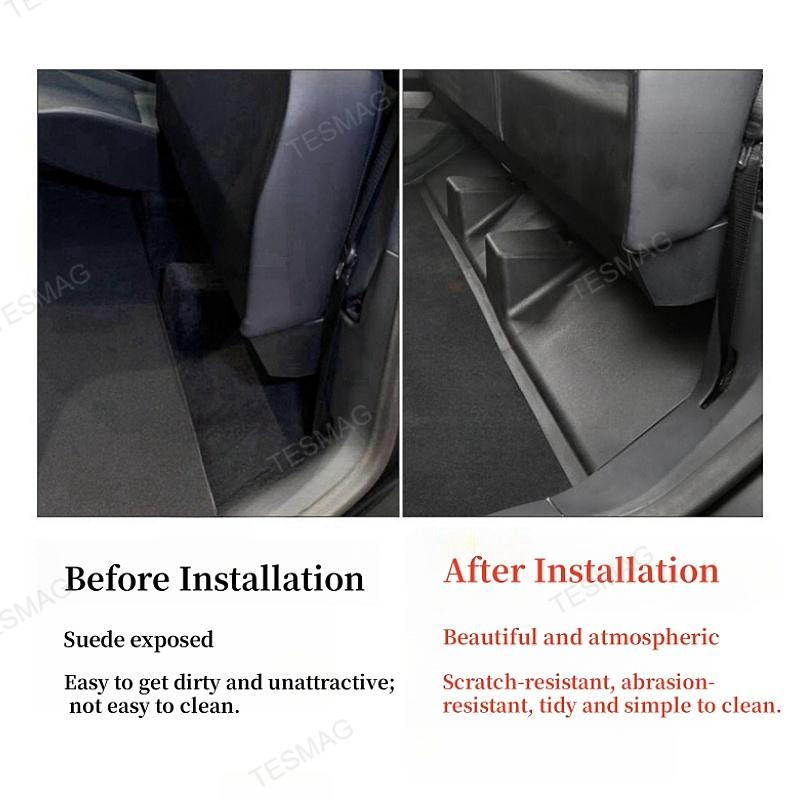 Tesla Cybertruck Under Rear Seat TPE Kick Protection Cover