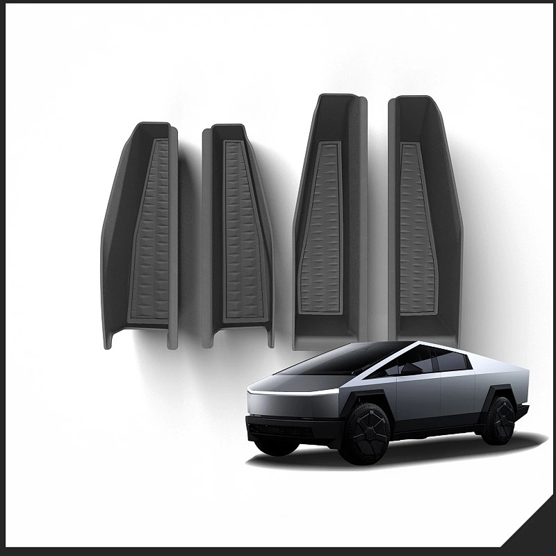 Tesla Cybertruck's Front and Rear Door Handle Organizer
