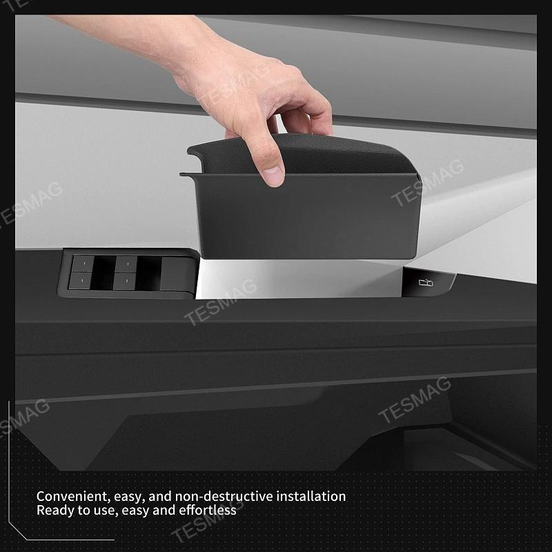 Tesla Cybertruck's Front and Rear Door Handle Organizer