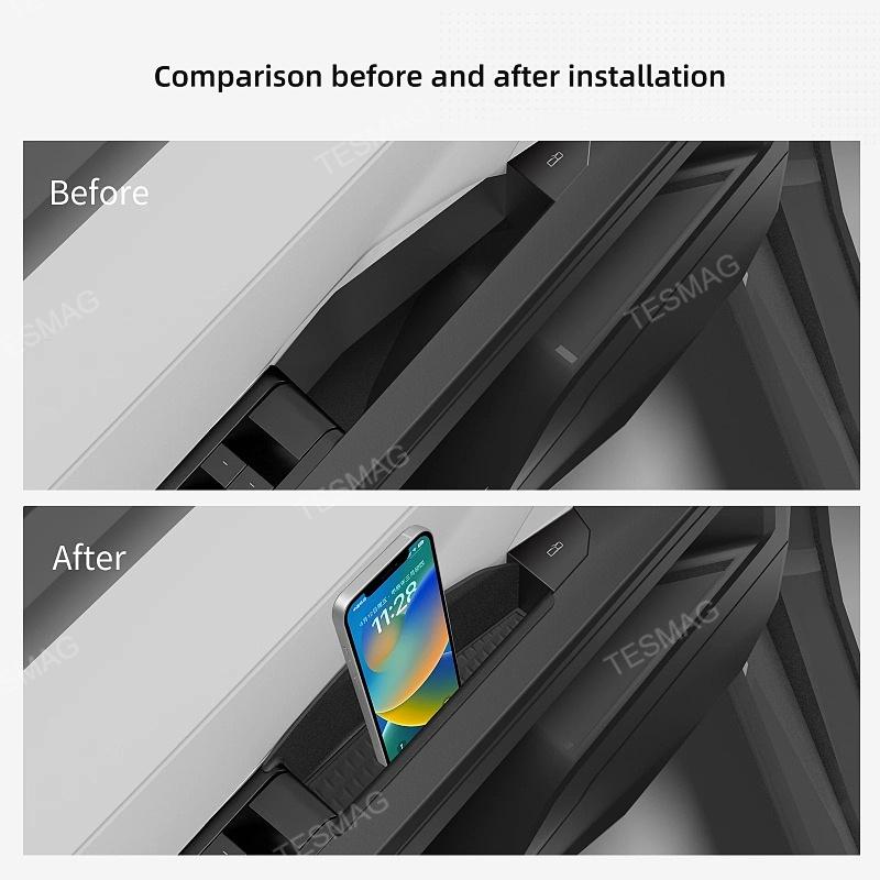 Tesla Cybertruck's Front and Rear Door Handle Organizer 