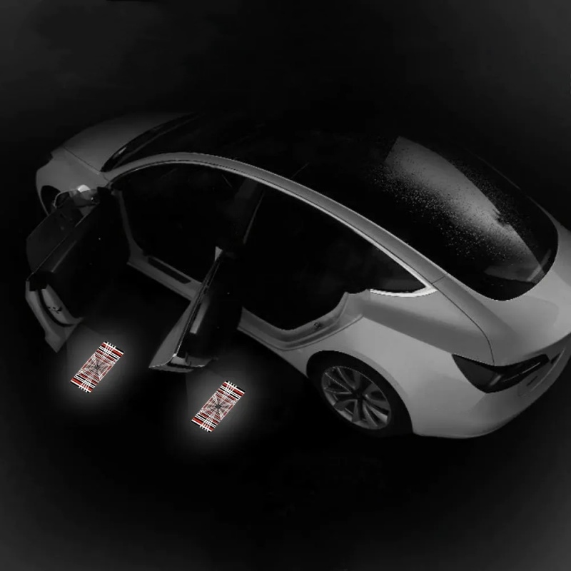 2pcs Welcome Lights für Tesla Model S Model X Model S Led Laser