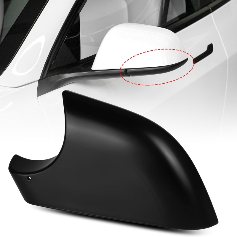 Tesla Model 3 Mirror Base Cover Replacements(2016-2024)