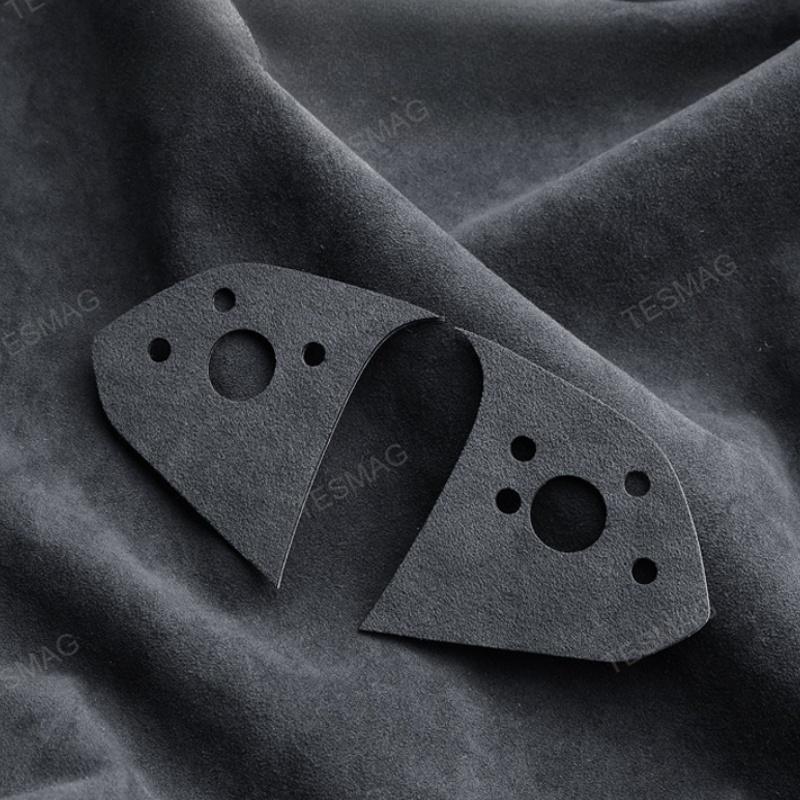Tesla Model 3 Highland Alcantara Steering Wheel Button Patch
