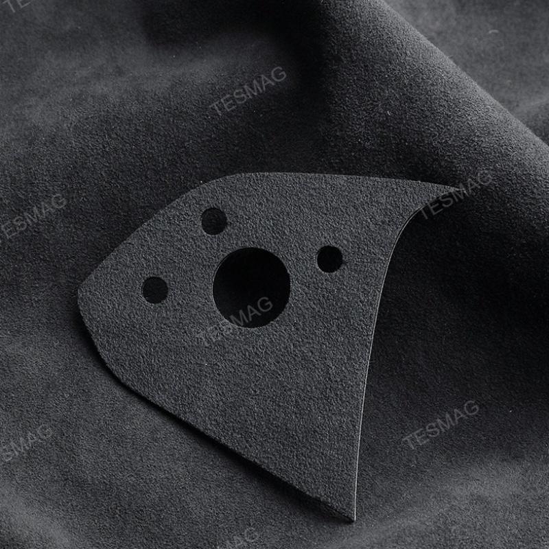 Tesla Model 3 Highland Alcantara Steering Wheel Button Patch