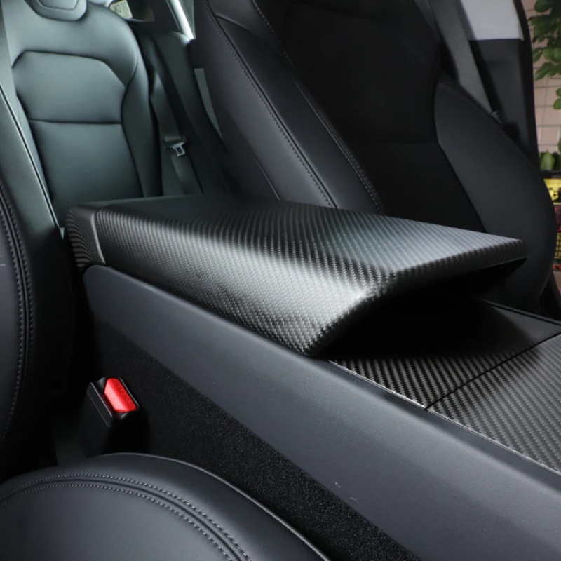 Tesla Model 3 Highland Carbon Fiber Armrest Cover