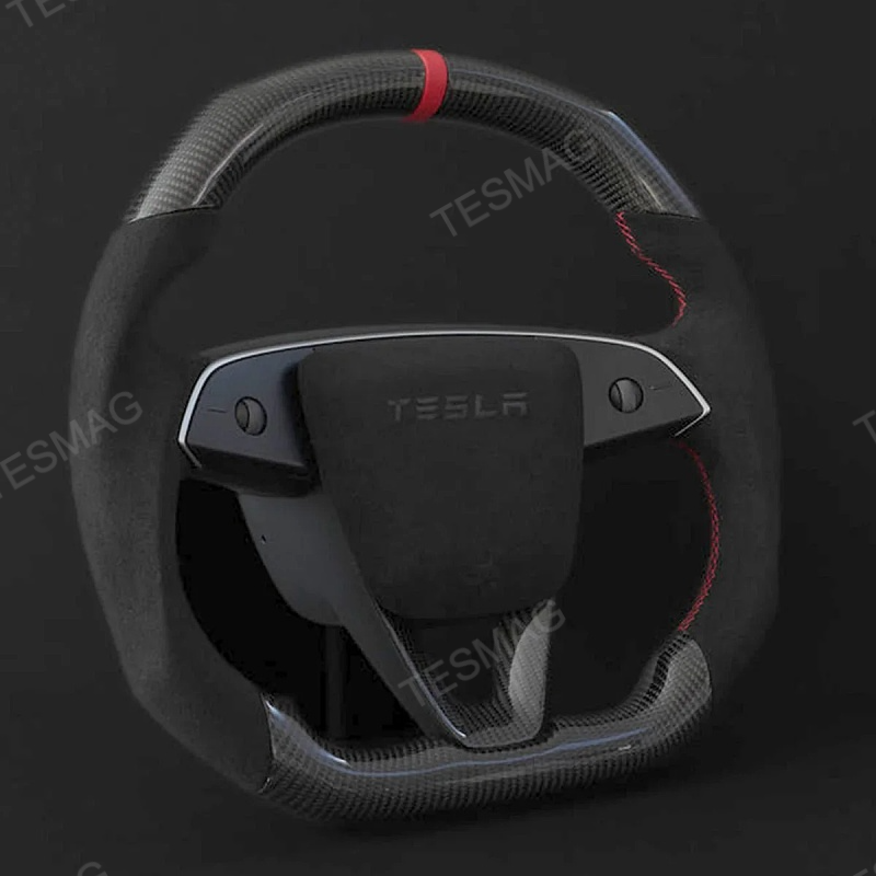 Tesla Model 3 Highland Sport Carbon Fibre Steering Wheel