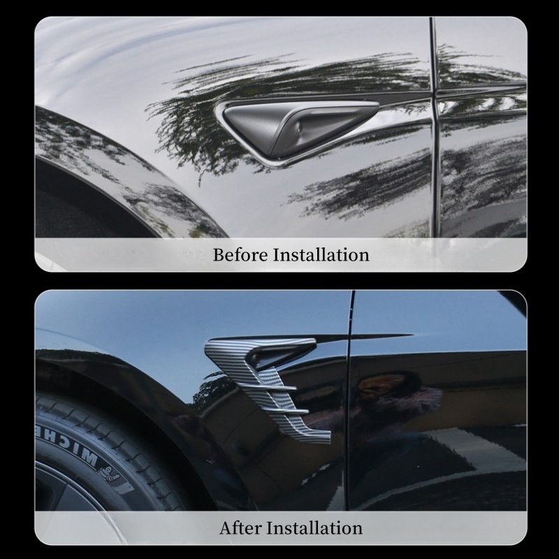 Tesla Model 3 Highland Turn Signal Side Camera Covers