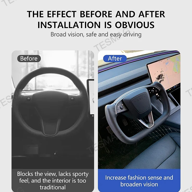 Tesla Model 3 Highland Yoke Steering Wheel