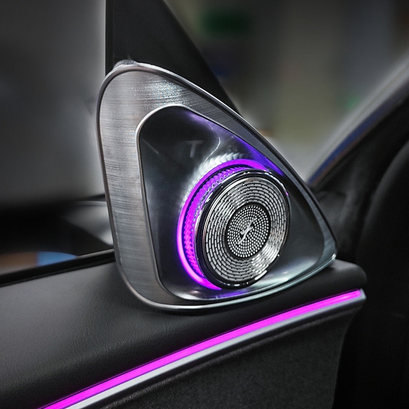 Tesla Model 3/Y/3Highland 4D Rotating Tweeter with LED Ambient Lighting
