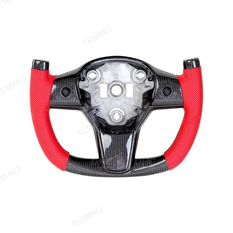 Tesla Model 3 / Y Custom Carbon Fiber Steering Wheels F1 Style