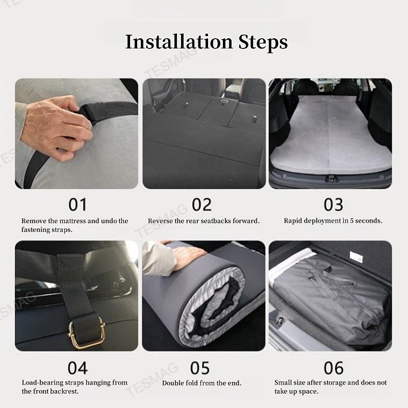 Tesla Model 3/Y Non-Inflatable Camping Mattress