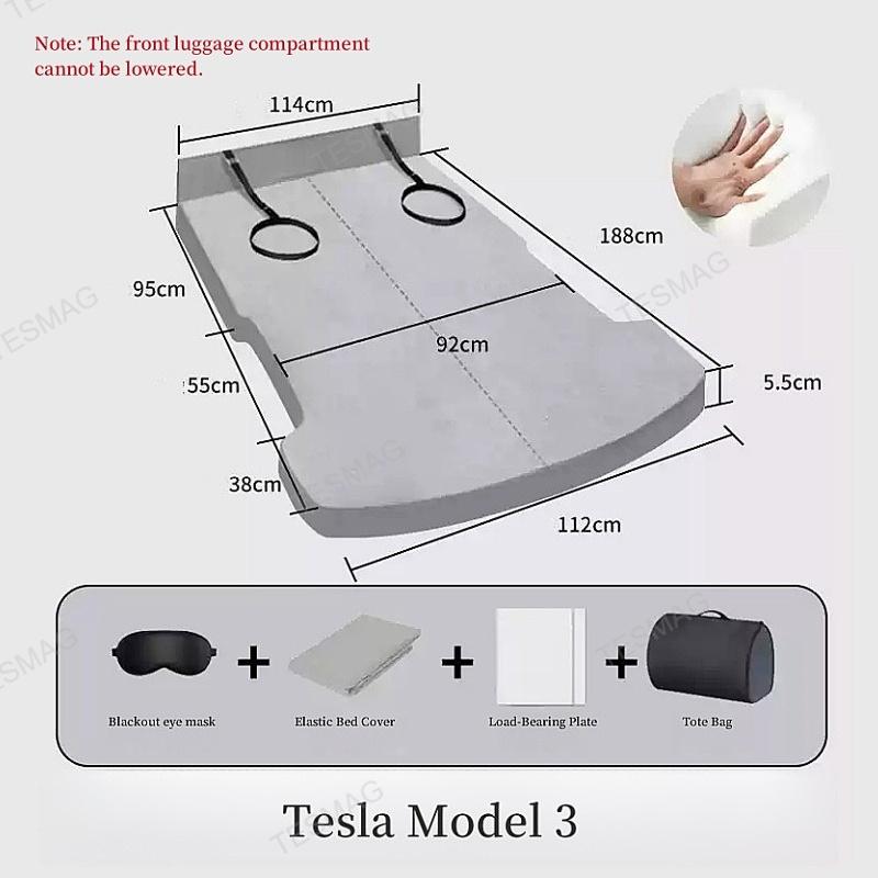Tesla Model 3/Y Non-Inflatable Camping Mattress