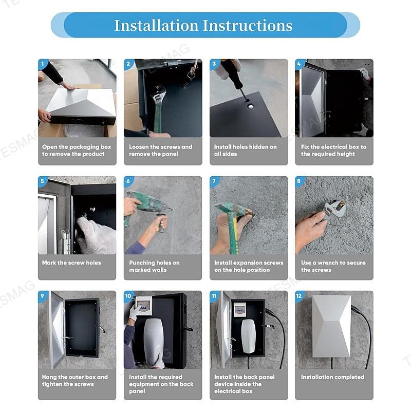 Tesla Model 3/Y/X/S/Cybertruck Charging Box Protective Case