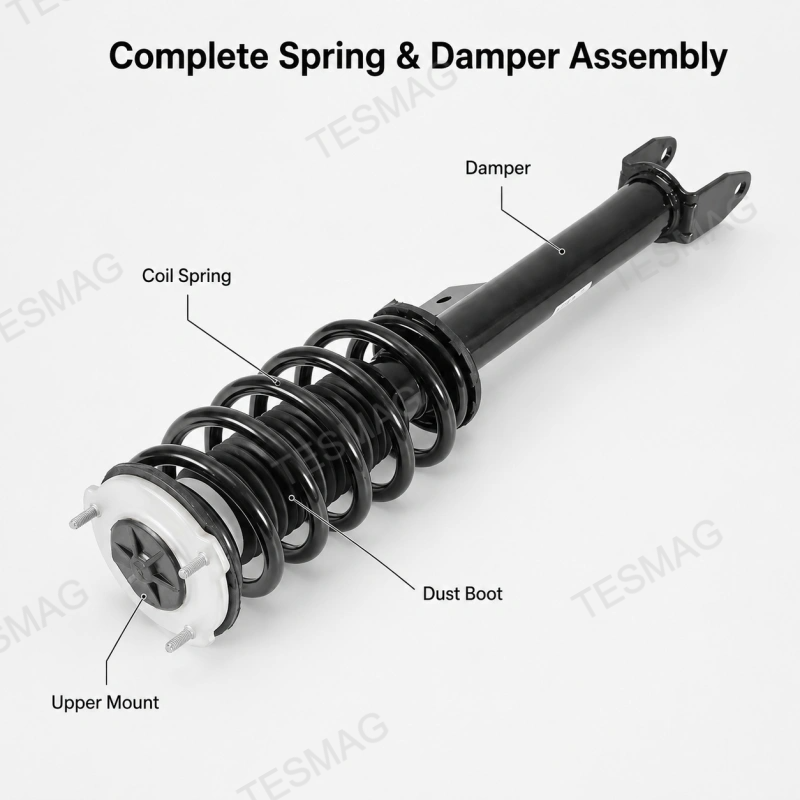 Front Strut Assembly for Tesla Model 3 2017-2023 & Model Y 2020-2024 RWD 1044364  1044369