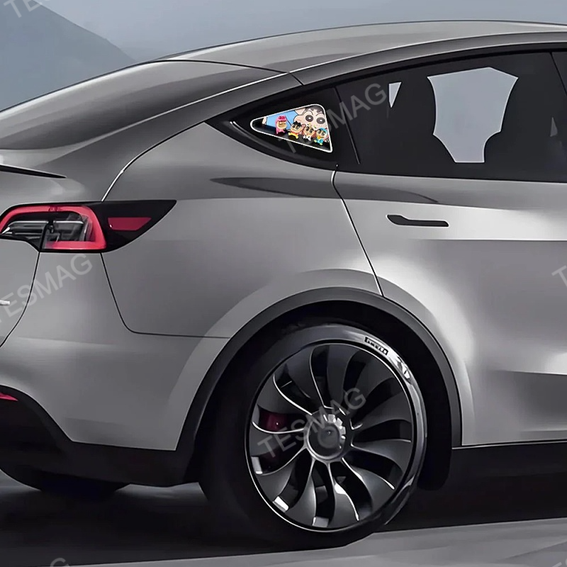 Tesla Model 3/Y /3 Highland Triangle Window Ambient Lighting Crayon Shin-chan