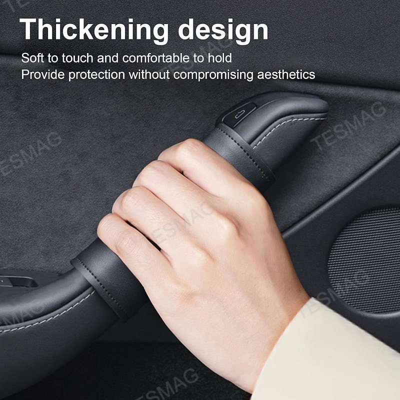 Tesla Model 3/Y Inner Door Handle Leather Protective Cover
