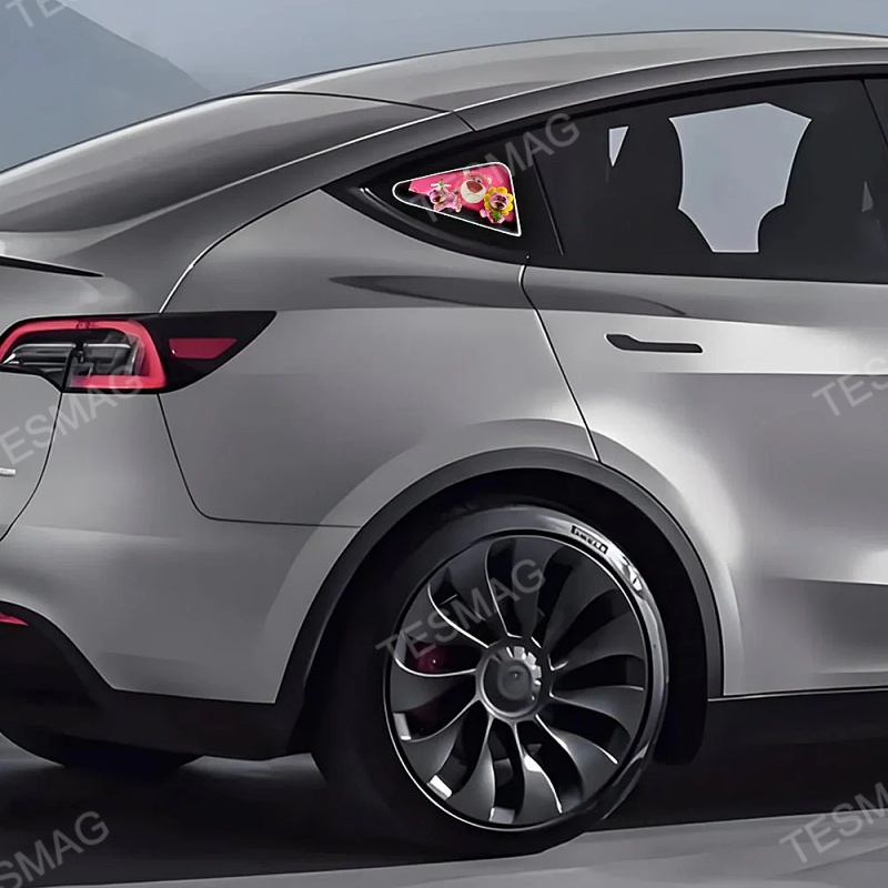 Tesla Model 3/Y/3 Highland Ambient Light Triangle Window Lotso Bear