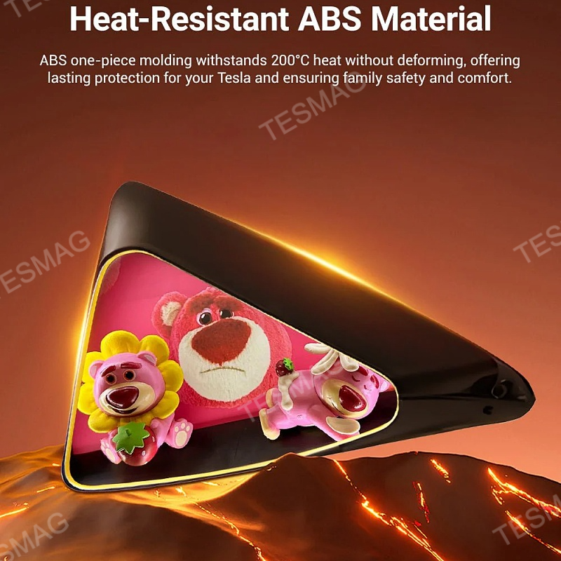 Tesla Model 3/Y/3 Highland Ambient Light Triangle Window Lotso Bear