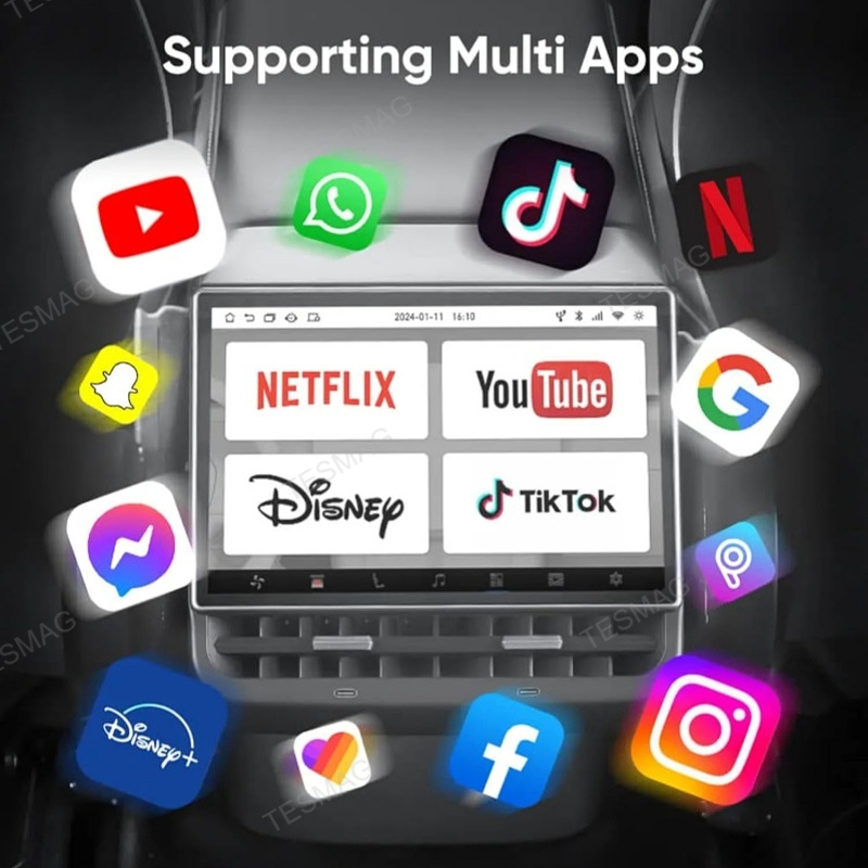 Tesla Model 3/Y 8.66-inch Rear Smart Entertainment Screen