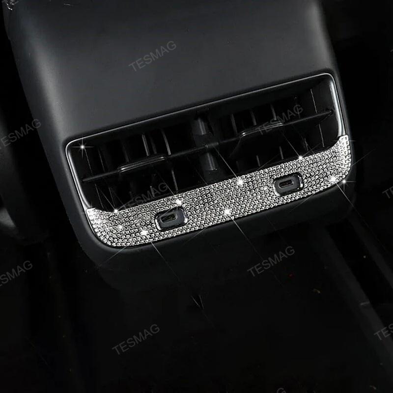 Tesla Model 3/Y Rear Air Condition Vent Diamond Patch（2017-2023）