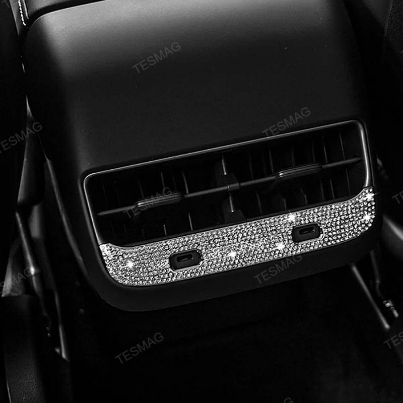 Tesla Model 3/Y Rear Air Condition Vent Diamond Patch（2017-2023）