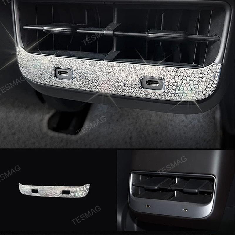 Tesla Model 3/Y Rear Air Condition Vent Diamond Patch（2017-2023）