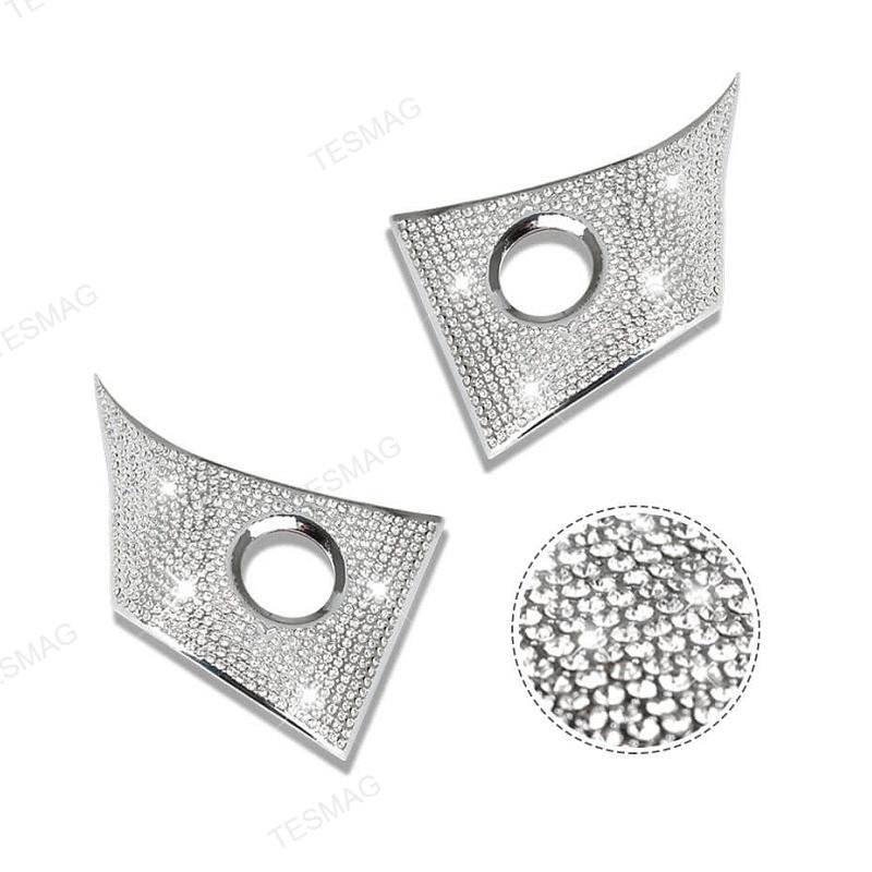 Tesla Model 3/Y Steering Wheel Button Diamond Patch