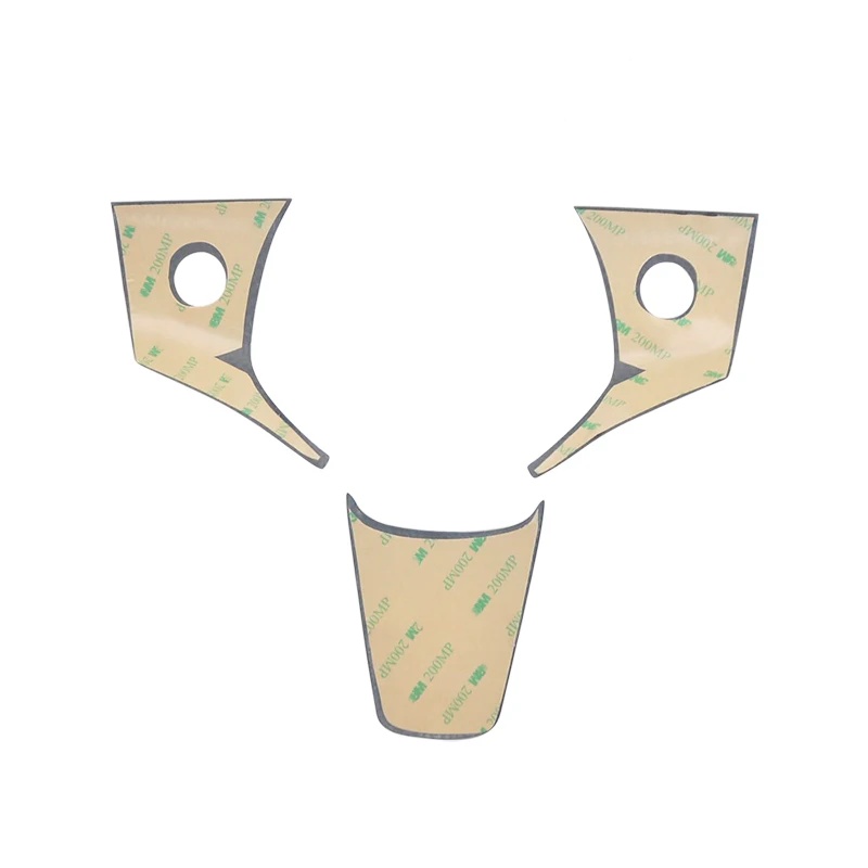 True Carbon Fiber Steering Wheel Patch for Tesla Model 3/Y