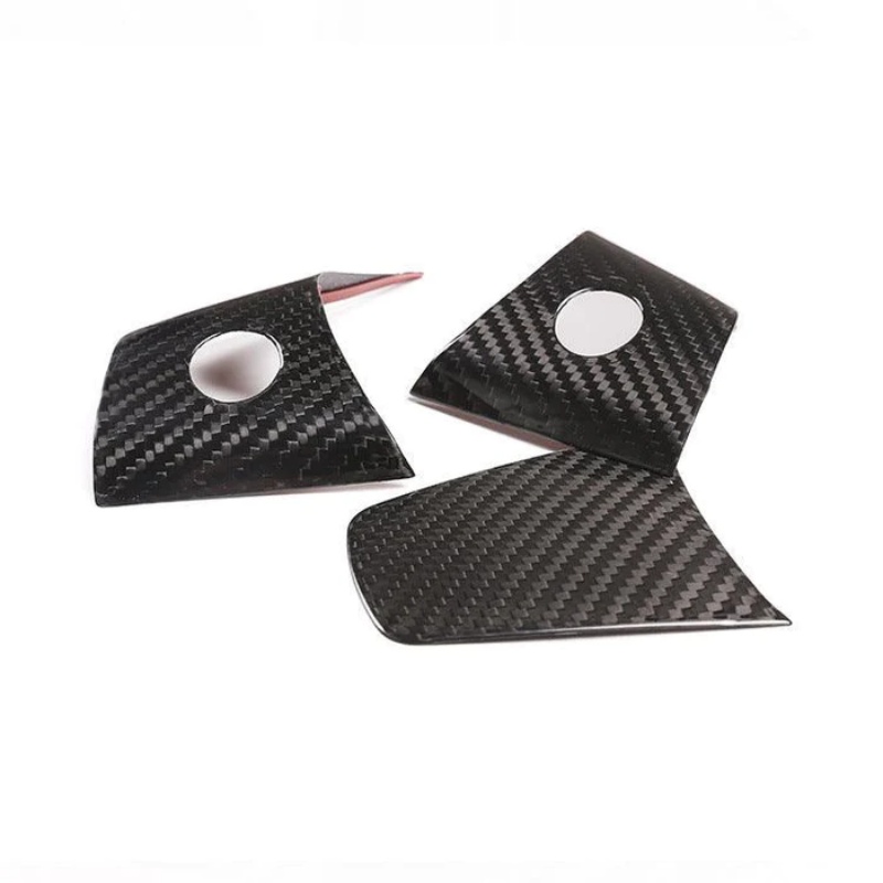 True Carbon Fiber Steering Wheel Patch for Tesla Model 3/Y