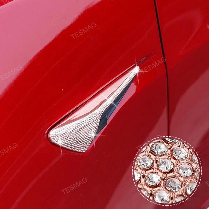 Tesla Model 3/Y Turn Signal Side Camera Diamond Patch