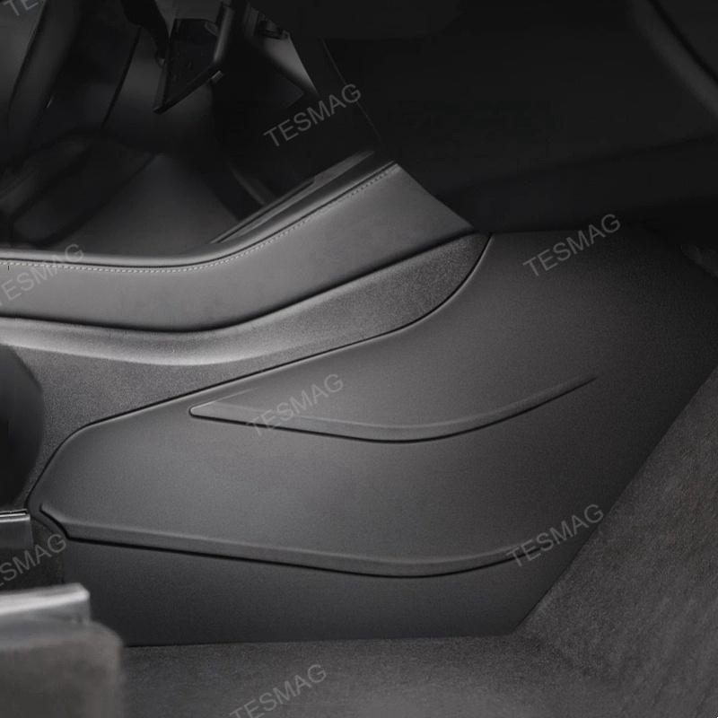 Tesla Model 3/Y center console side guard TPE kick pad