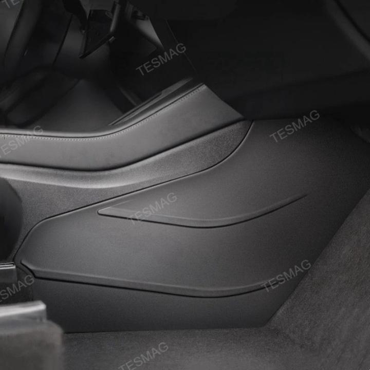 Tesla Model 3/Y/3Highland center console side guard TPE kick pad – TESMAG