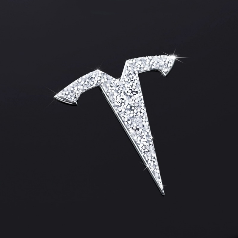 Tesla Model 3/Y diamond-encrusted badge patch
