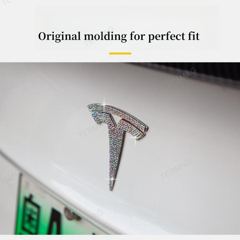 Tesla Model 3/Y diamond-encrusted badge patch