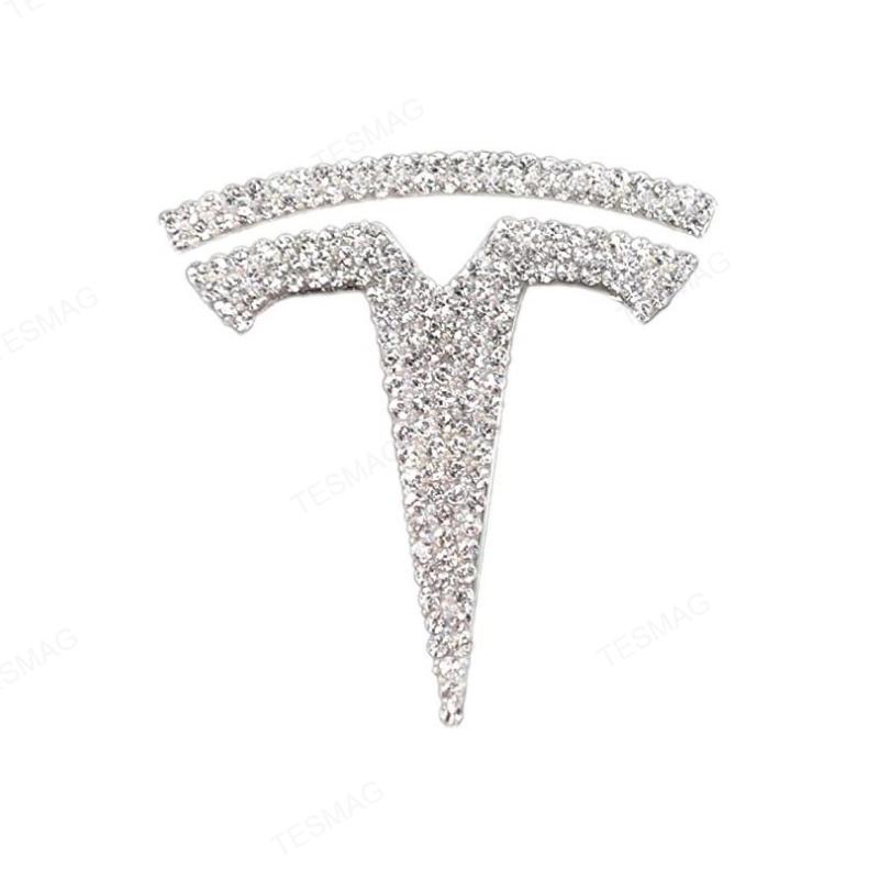 Tesla Model 3/Y diamond-encrusted badge patch