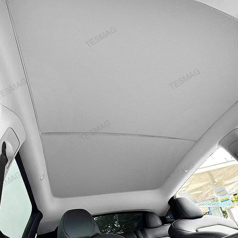 Tesla Model 3/Y/3 Highland Silicone Adhesive Sunroof Shade