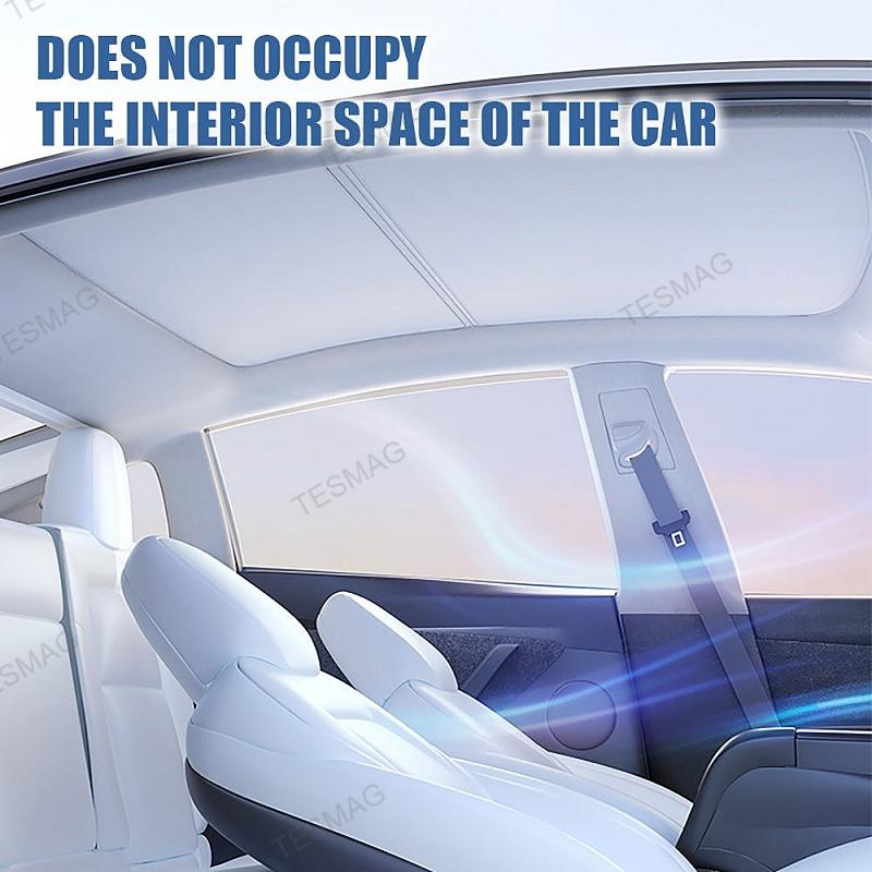 Tesla Model 3/Y/3 Highland Silicone Adhesive Sunroof Shade