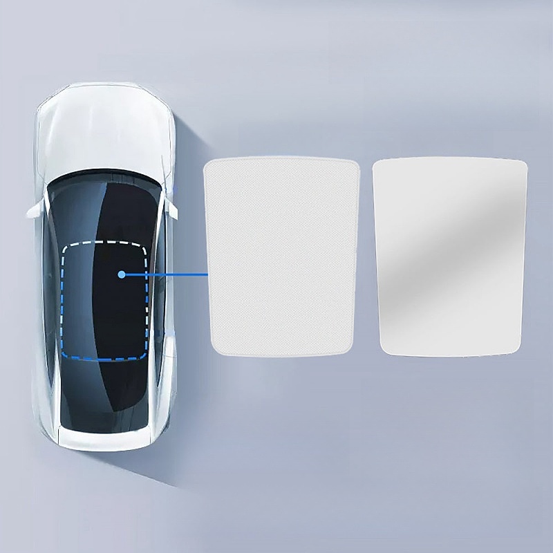 Tesla Model 3/Y/3 Highland Silicone Adhesive Sunroof Shade