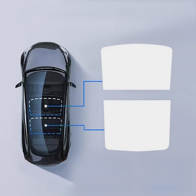 Tesla Model 3/Y/3 Highland Silicone Adhesive Sunroof Shade