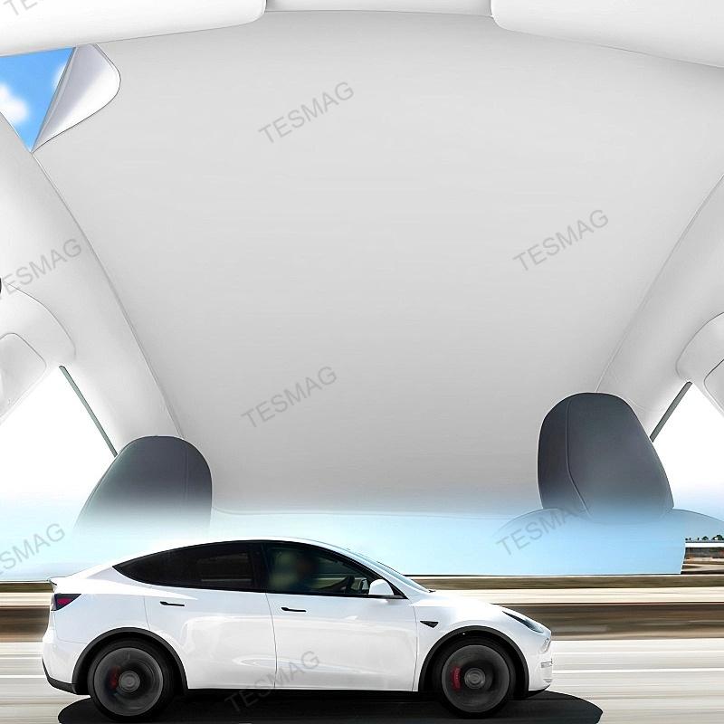 Tesla Model 3/Y/3 Highland Silicone Adhesive Sunroof Shade