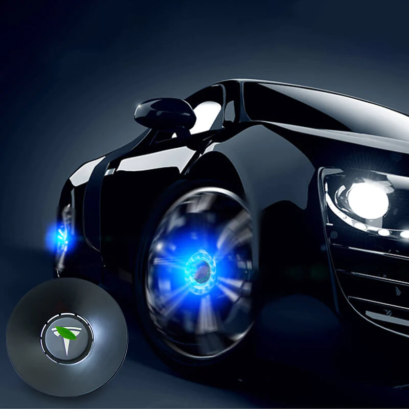 Tesla Model Y LED Floating Center Caps (4pcs)